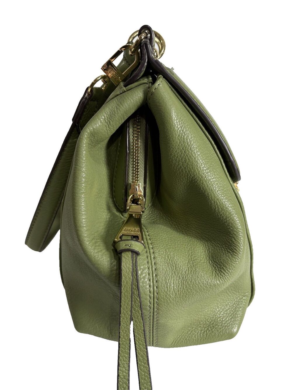 Aimee Kestenberg All For Love Shoulder Bag Green / Olive Leather Handbag - Picture 7 of 16